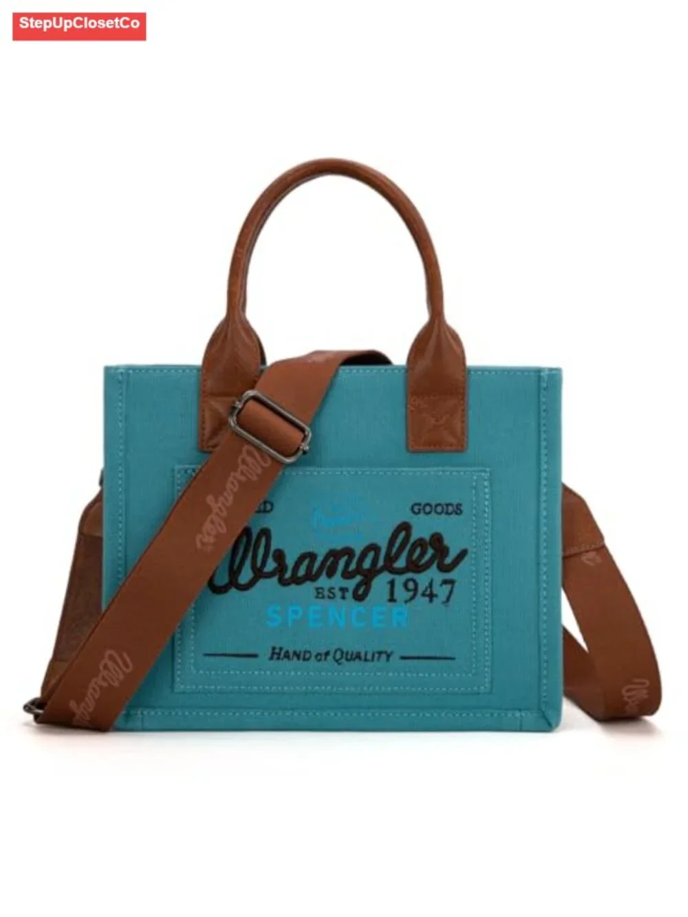 Wrangler Tote Bag for Women Canvas Top Handle Purses